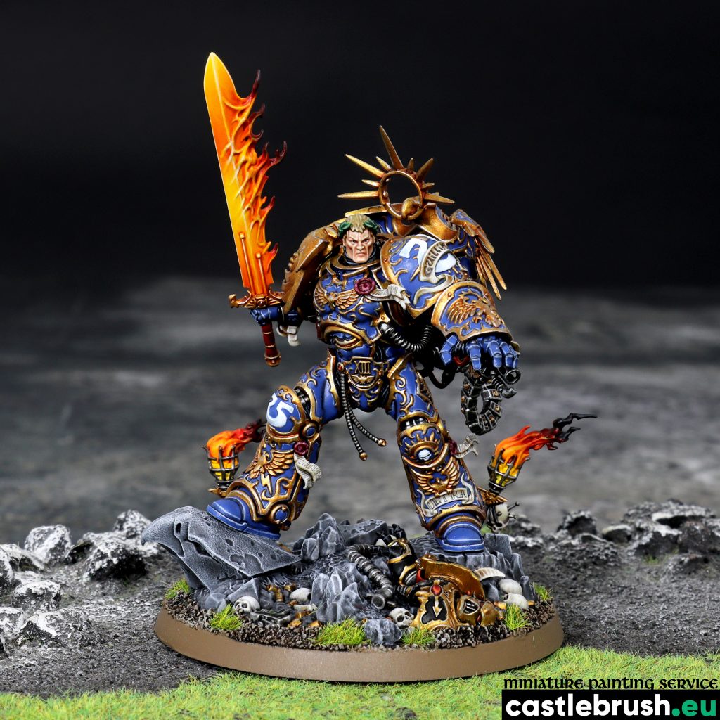 Roboute Guilliman, painted by Castle Brush miniature painting studio