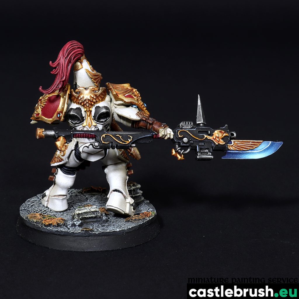Custodian Guard 2, Solar Watch scheme, back, painted by Castle Brush miniature painting studio