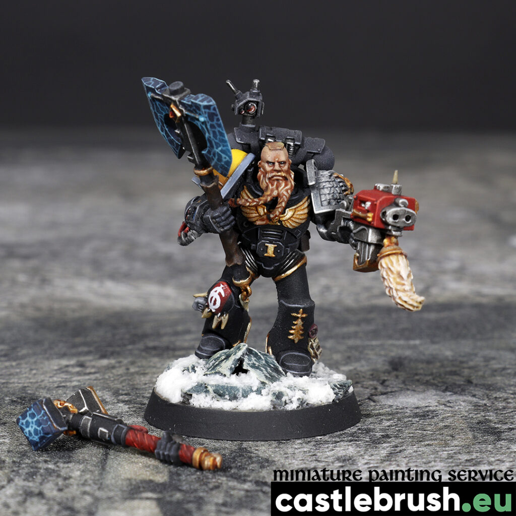 Space Wolves Space Marine, alternative loadout, painted by Castle Brush miniature painting studio