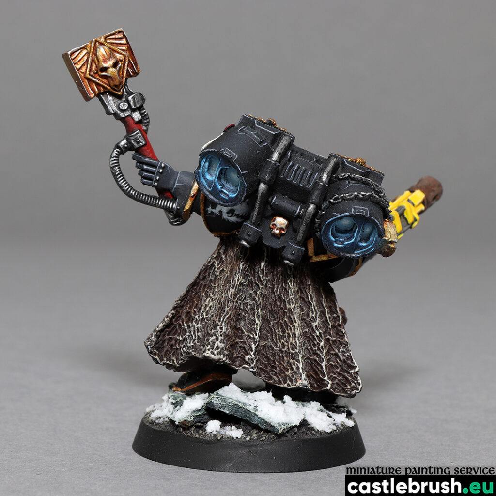 Wolf Priest, miniature for Horus Heresy and Warhammer: 40000; painted by Castle Brush Miniature Painting Studio